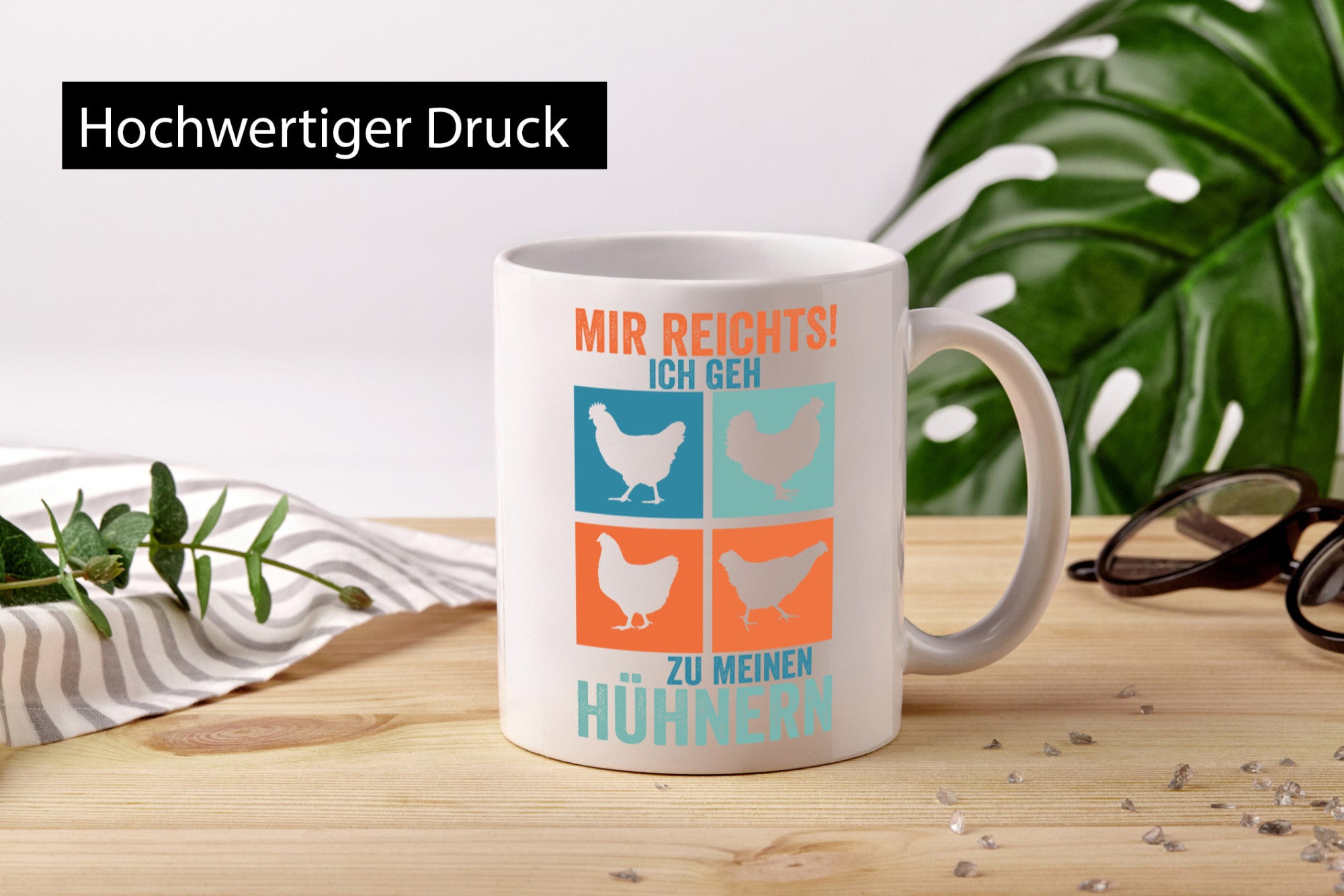 Mir reichts! | Hühner Stall Bauernhof Ausbrechen Geschenk Humor Geschenkidee