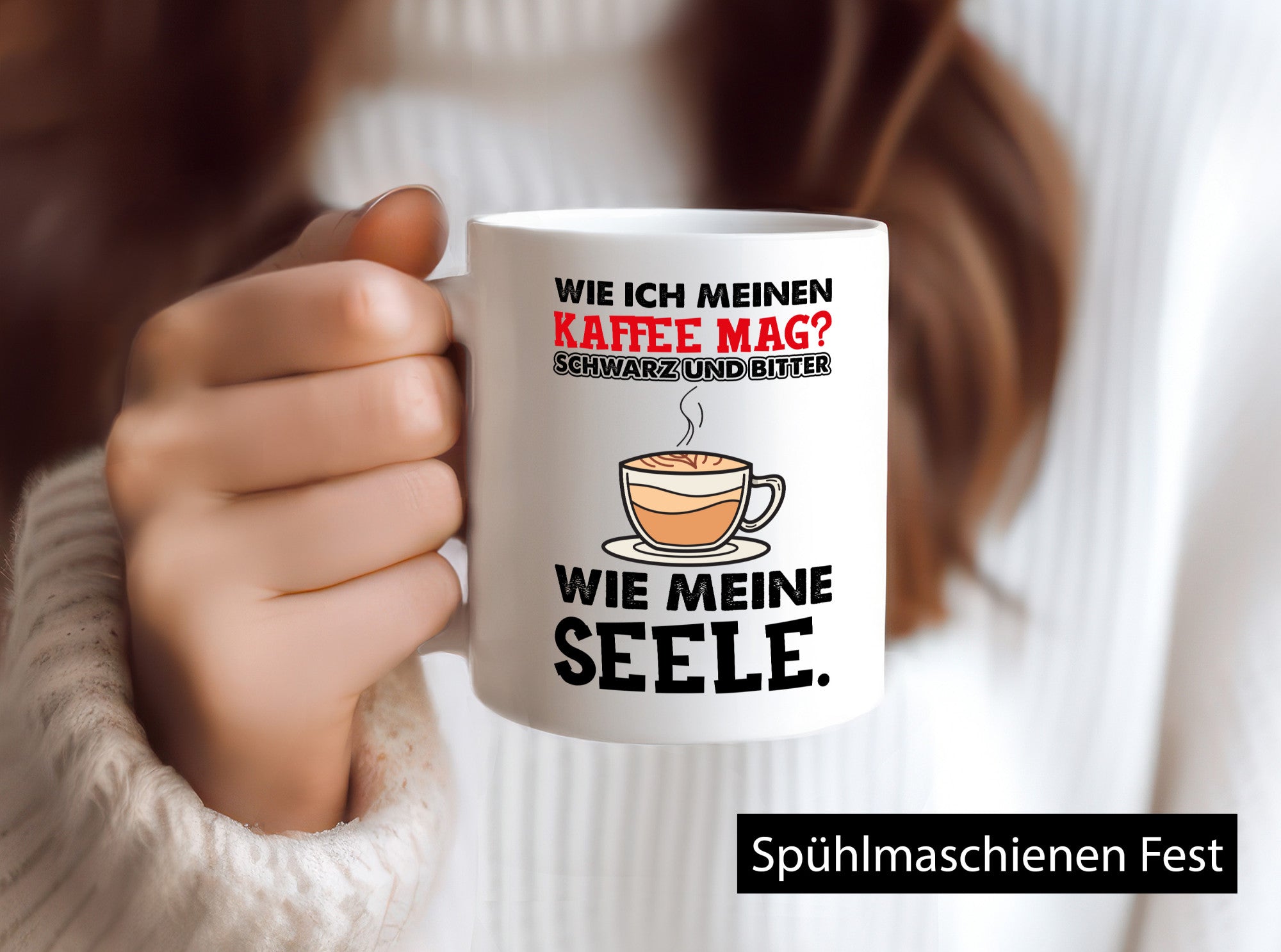 Leckrere Kaffee Geschenkidee Humor Tasse