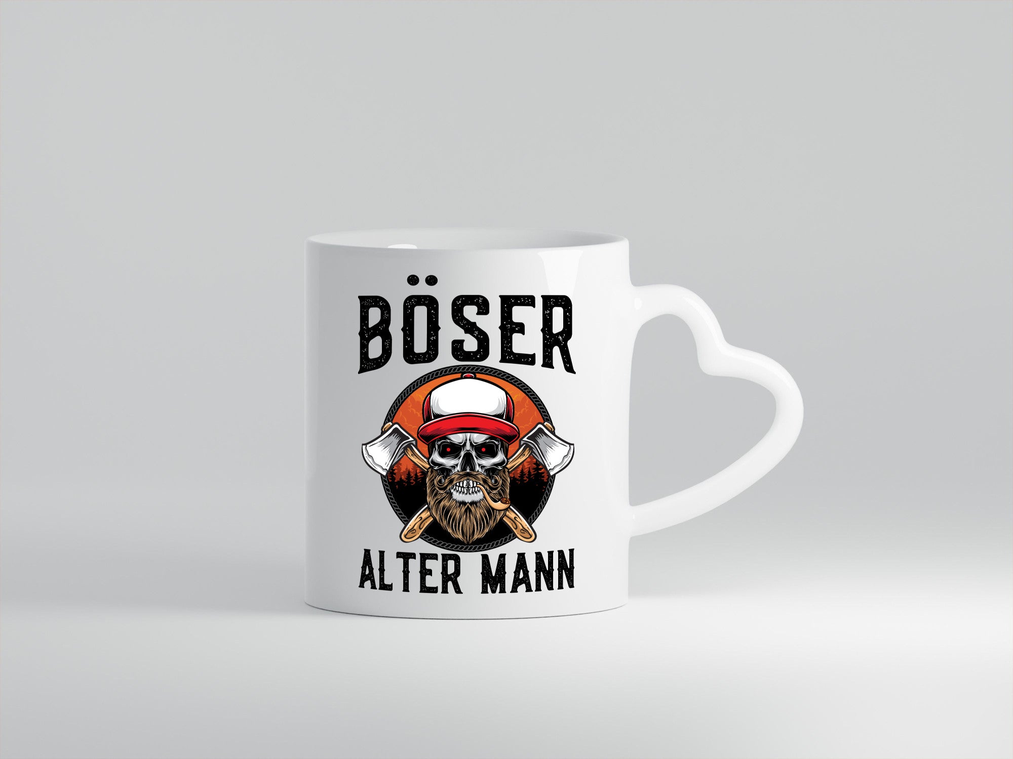 Böser alter Mann Humor Geschenkidee Tasse