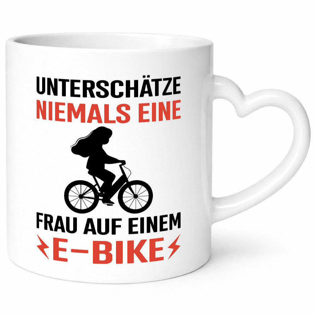 Alte Frau auf dem E-Bike | Fahradfahren Geschenk Humor Geschenkidee lustiger