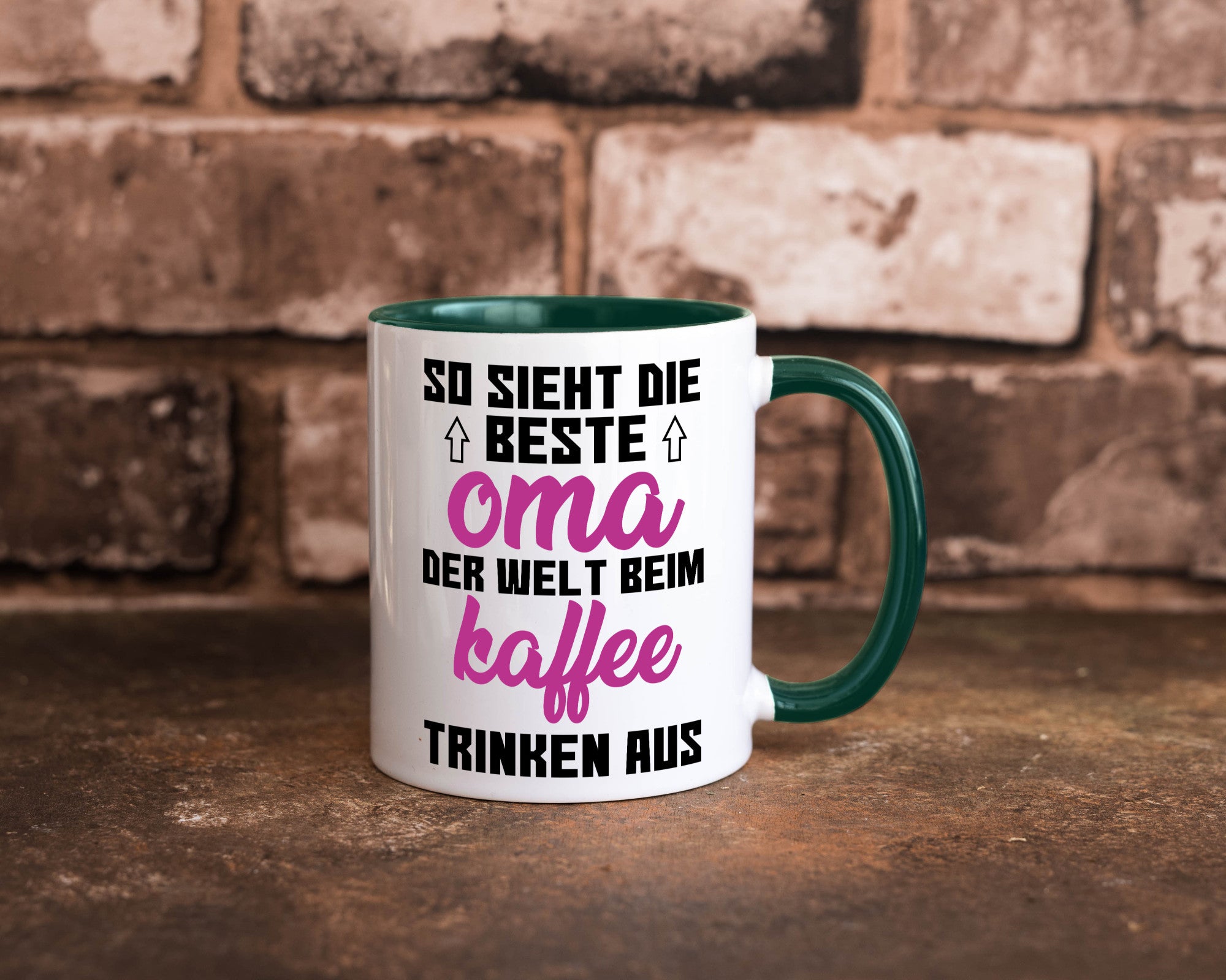 Beste Oma der Welt | Großmutter Tasse lustiger Spruch Geschenk Familie