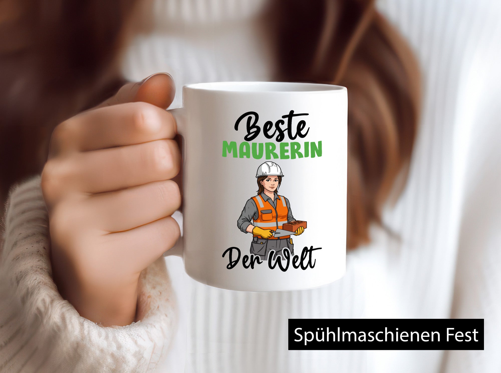 Bester Maurerin | Bau Handwerkerin Humor Geschenkidee Tasse