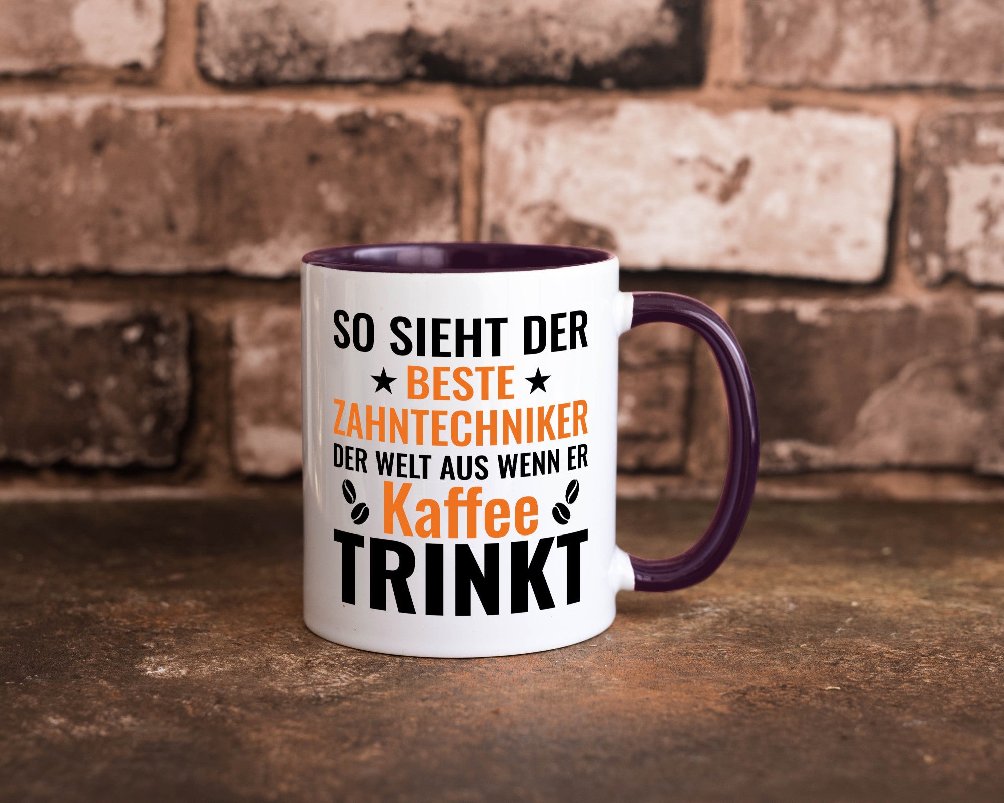 Kaffee trinkt: Zahntechniker | Zahnmedizin Geschenk Humor Geschenkidee lustiger