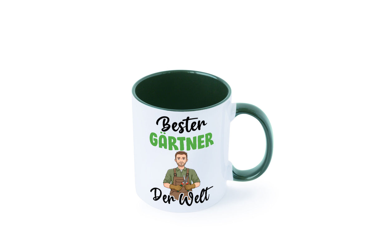 Bester Gärtner | Gartenbau v2 Geschenk Humor Geschenkidee lustiger Spruch Tasse