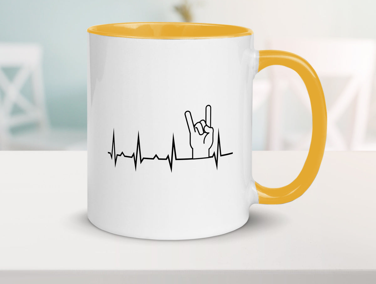 Heavy Metal Motiv | Rocker Musiker Rock Musik Geschenk Humor Geschenkidee Tasse