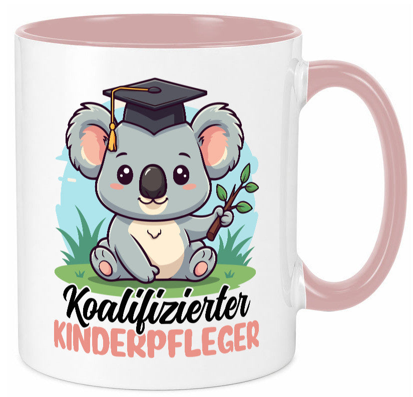 Koalifizierter Kinderpfleger | Pfleger Kinder Geschenkidee Humor Tasse