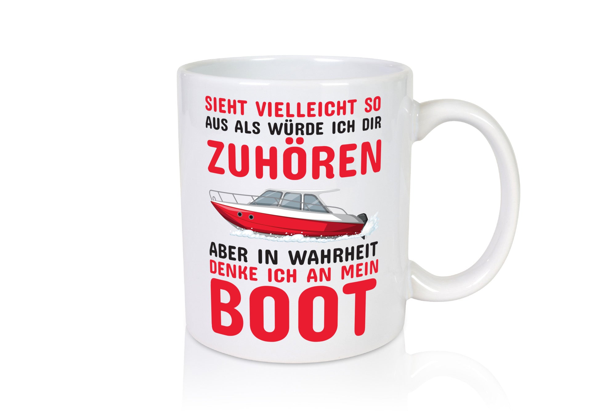 Bootbesitzer | Kapitän Tasse mein Boot lustig Humor Geschenkidee Geschenk