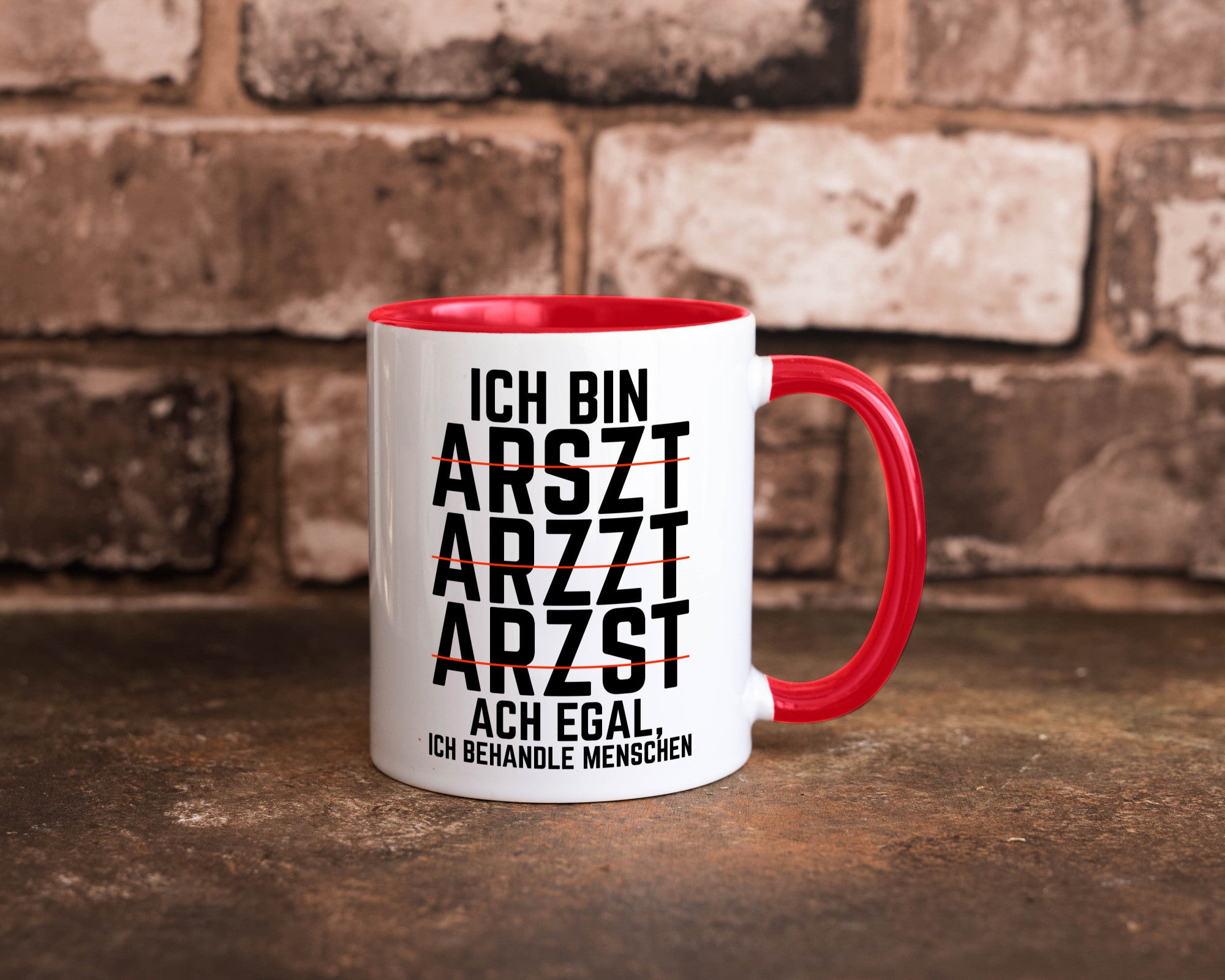 Ich bin Arzt | Rechtschreibung Klinik lustiger Spruch lustig Humor Geschenkidee