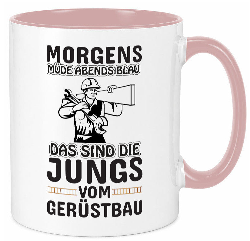 Jungs vom Gerüstbau | Gerüstbauer Tasse Baustelle Geschenk Humor Geschenkidee