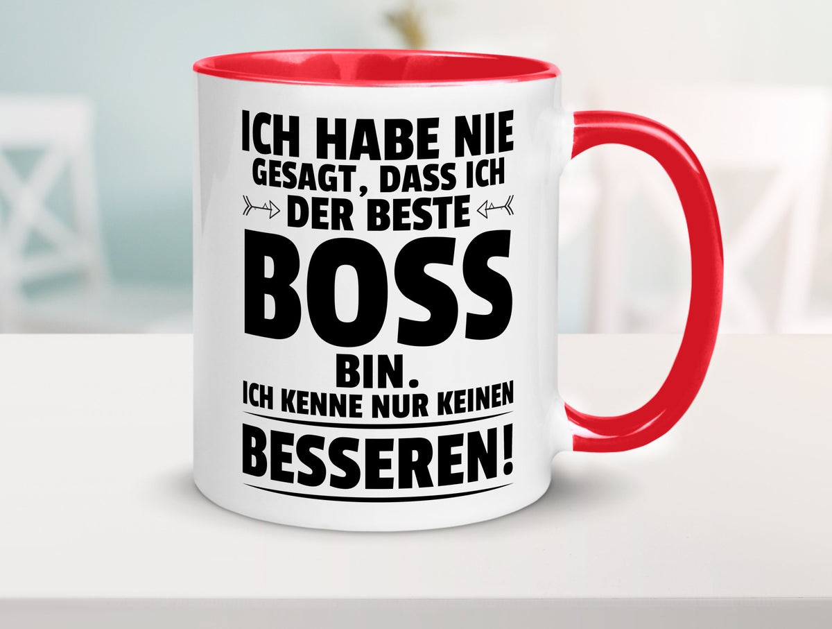 Der Beste Boss | Führungskraft Vorgesetzter lustiger Spruch Geschenk Humor Tasse