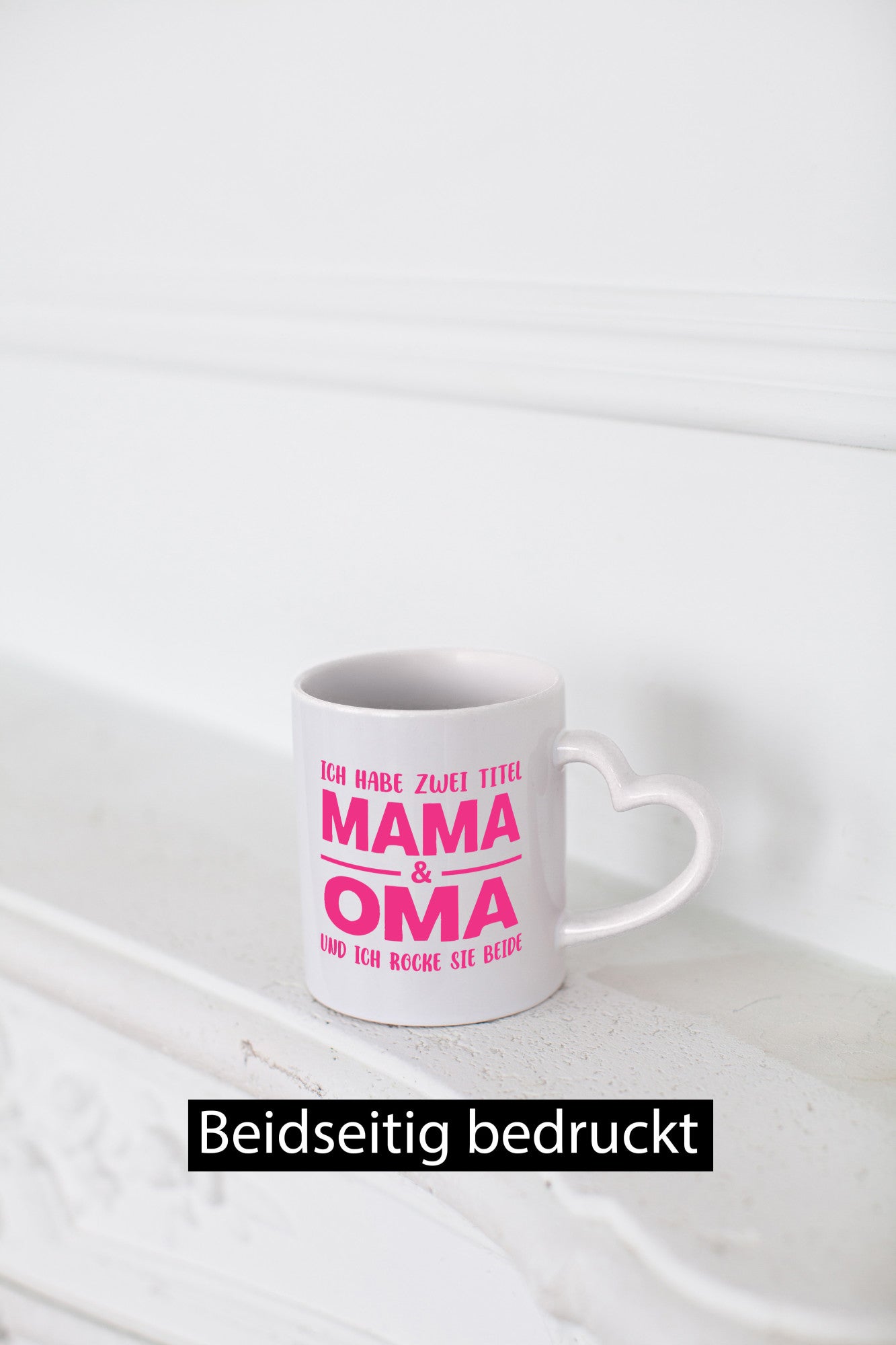 Mama und Oma, ich rock euch beide | Muttertag lustiger Spruch Geschenk Familie