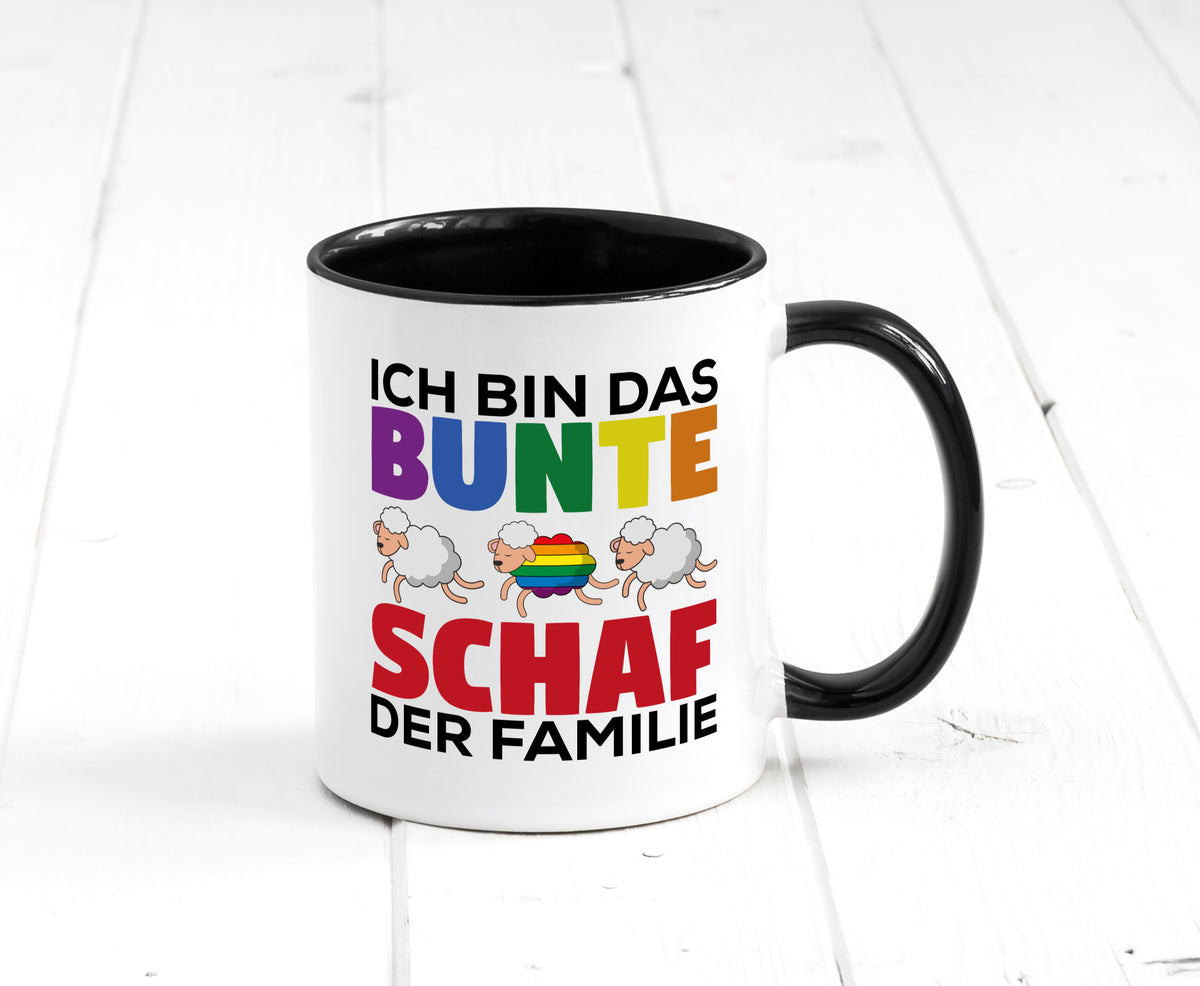 LGBTQ+ Tasse | Buntes Schaf Regenbogen Humor Geschenkidee