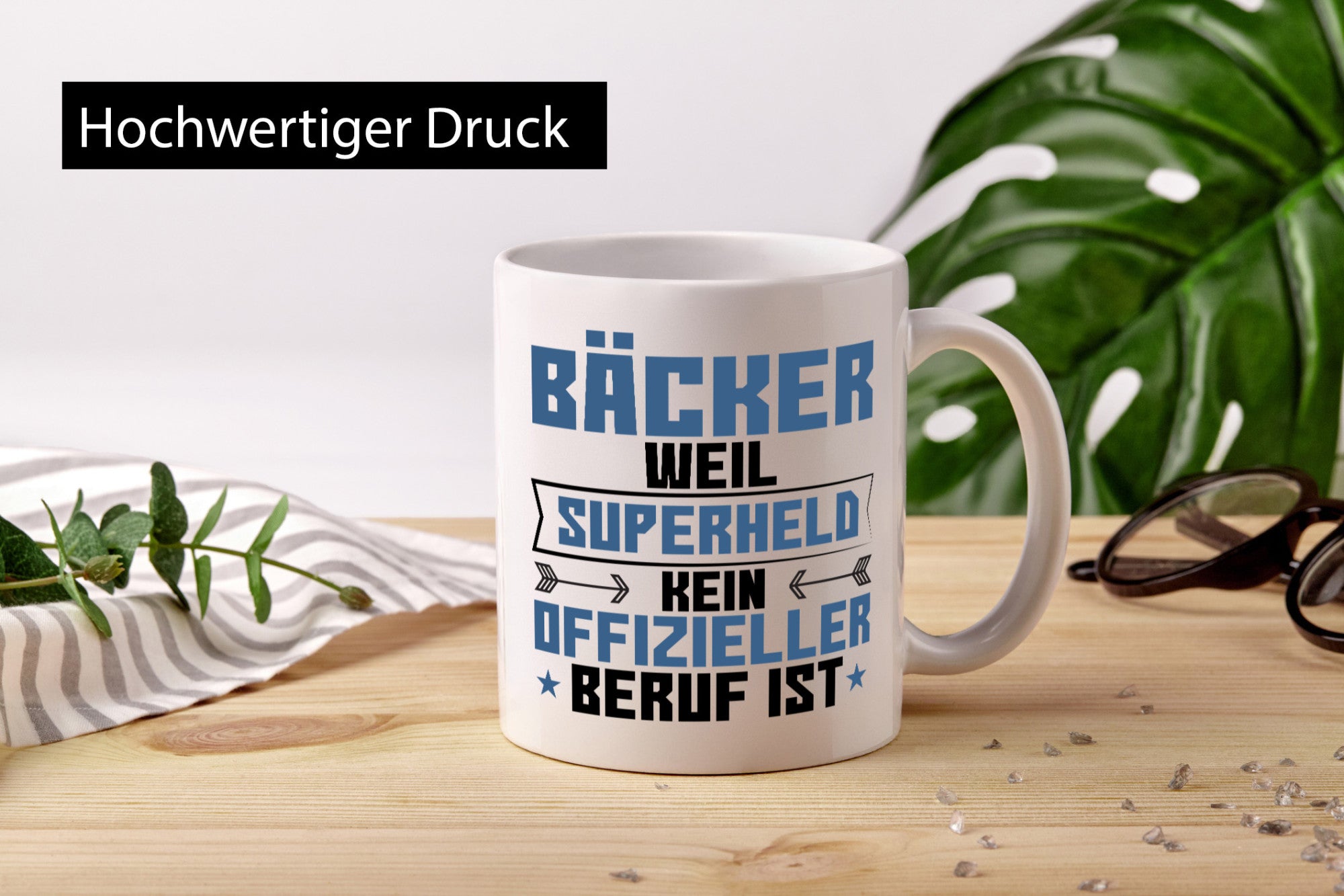 Superheld Bäcker | Bäckerei Backen Konditor Geschenk Humor Geschenkidee