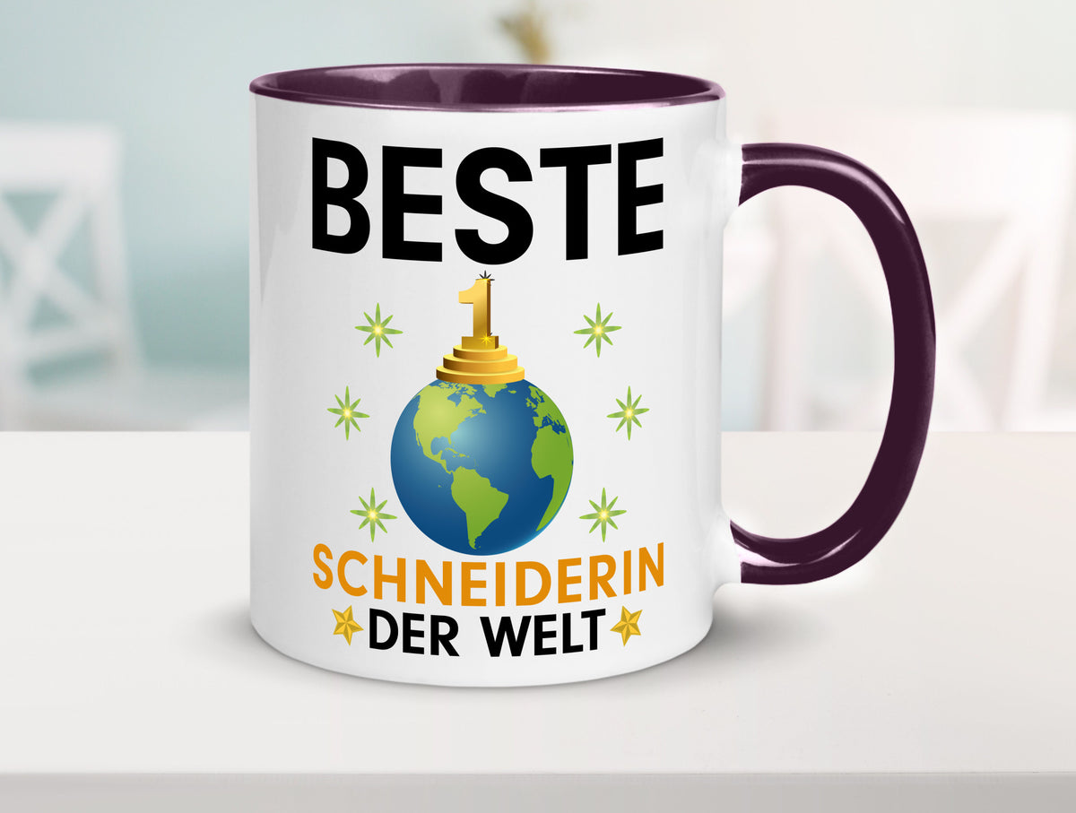 Welt Beste Schneiderin | Beruf Schneiderei lustiger Spruch Geschenk Arbeit Tasse