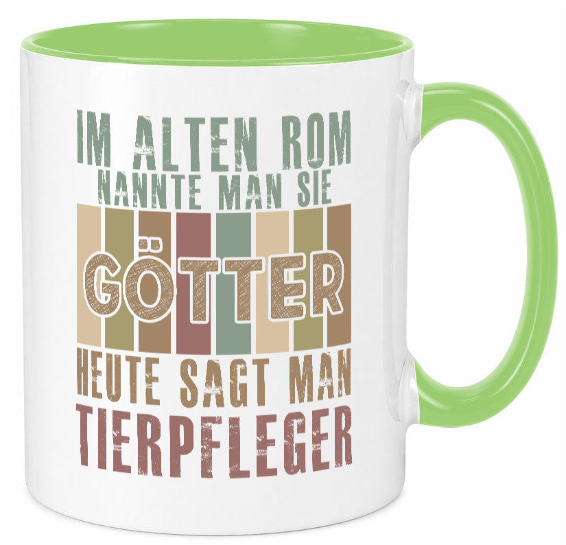 Heute sagt man: Tierpfleger | Pflegeberuf Tierheim lustiger Spruch Geschenk Tasse