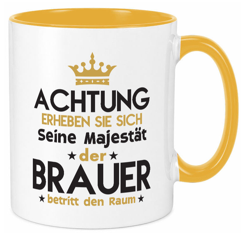 Seine Majestät Brauer | Bier Brauerei Humor Geschenkidee Tasse
