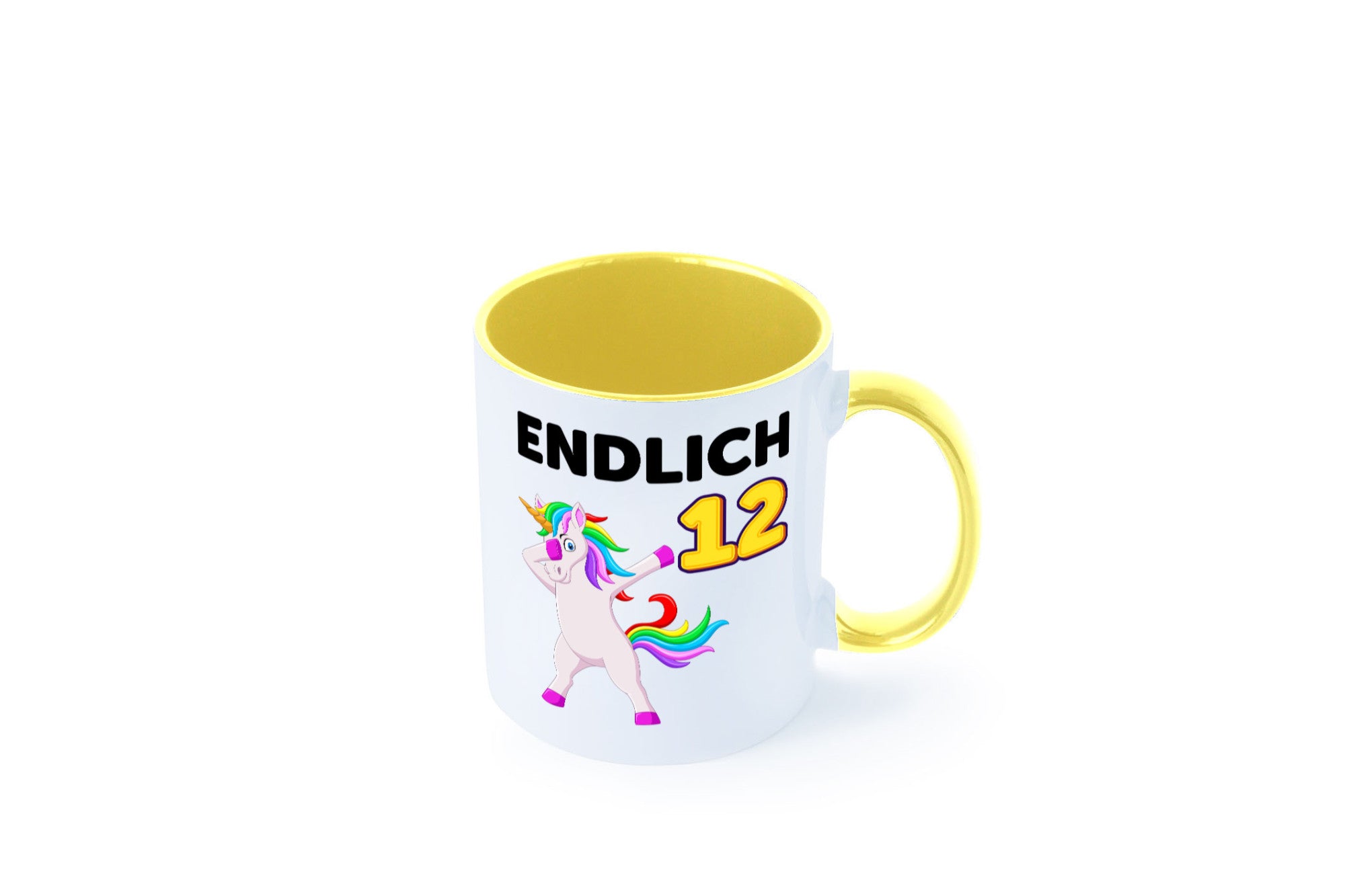 12. Geburtstag | endlich 12 Jahre Einhorn Mädchen lustig Geschenkidee Geschenk