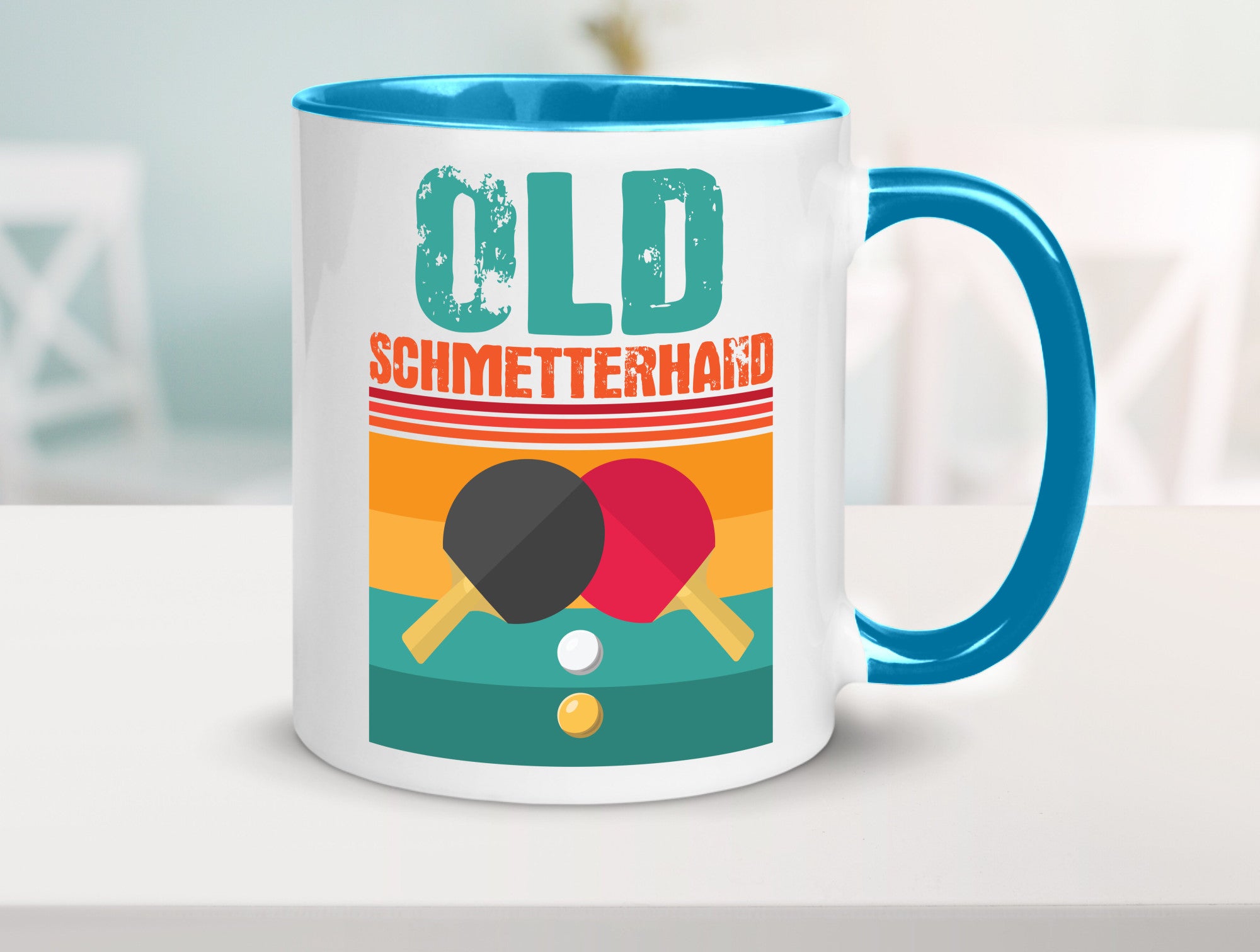 Tischtennis Tasse Humor Geschenkidee