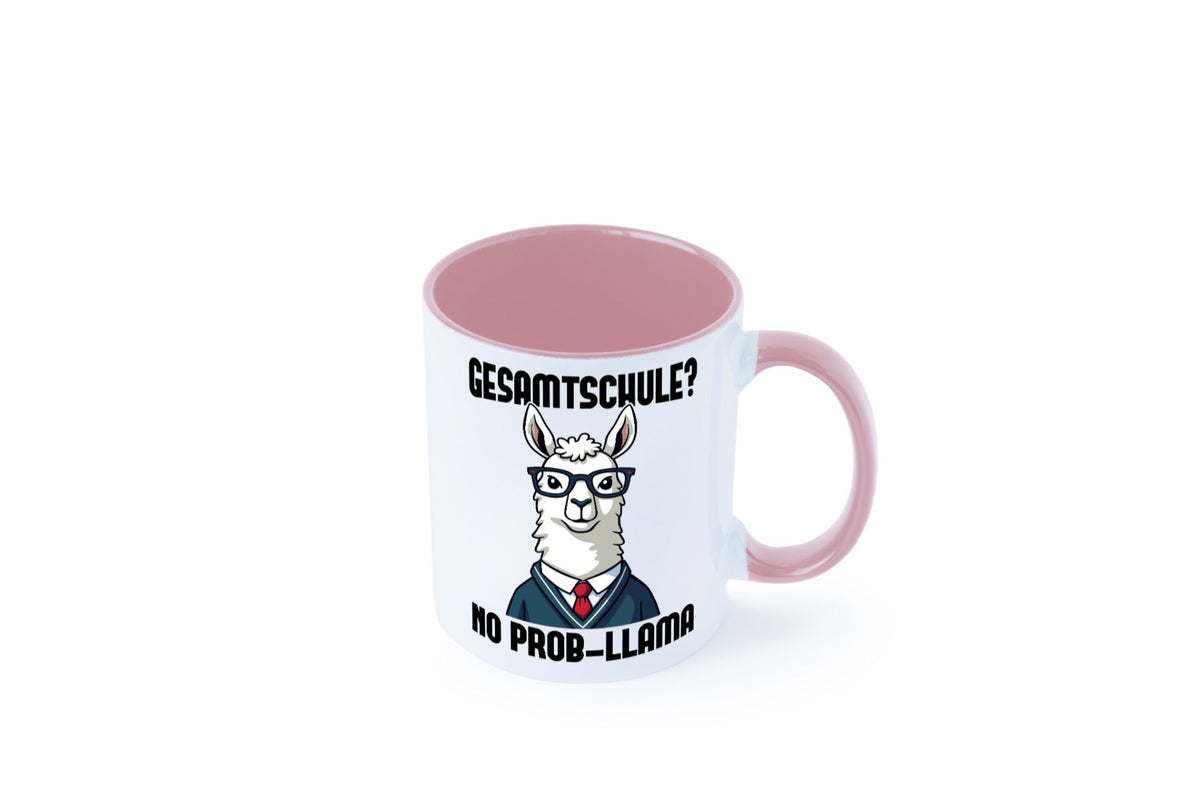 Gesammtschule | no prob-llama Einschuldung Humor Geschenkidee Tasse