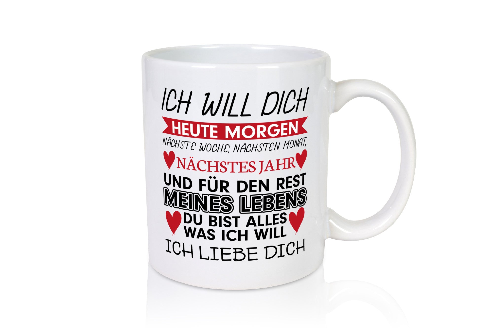 Ich liebe dich für immer Humor Geschenkidee Tasse