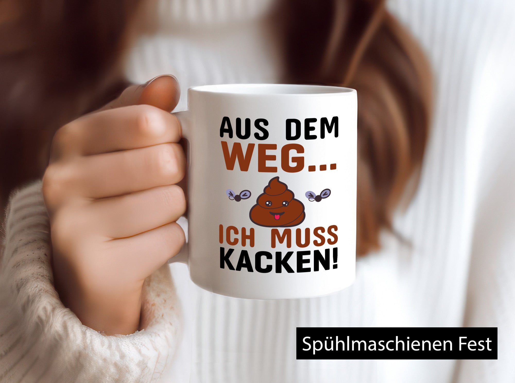 Aus dem weg! lustiger Spruch Geschenk Humor Geschenkidee Tasse