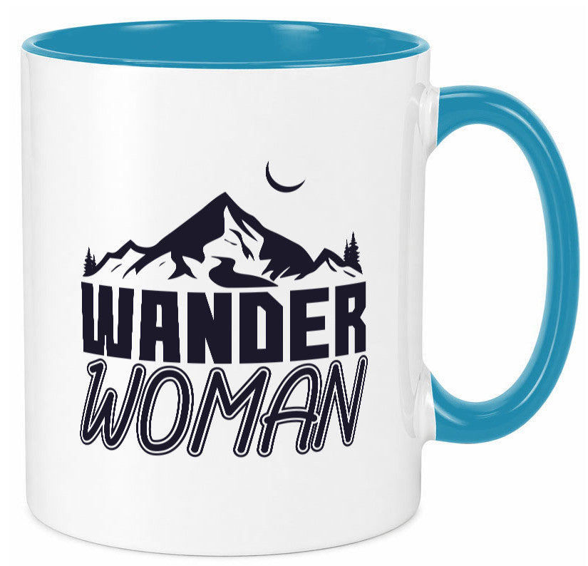 Wander Woman | Frauen Tasse Wanderer Bergsteigen lustig Familie Geschenkidee