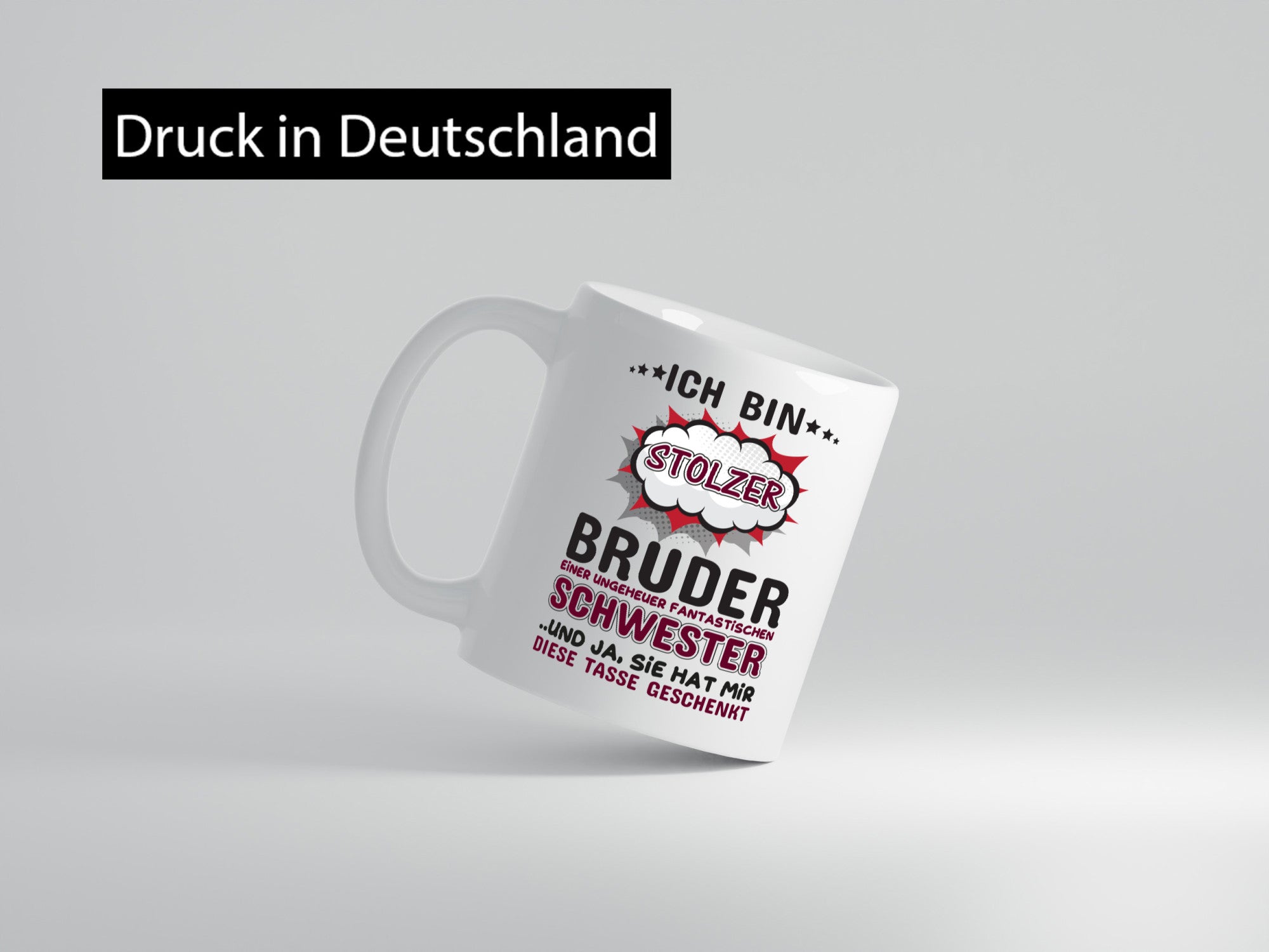 Stolzer Bruder | Tolle Schwester Geschwisterliebe Humor Geschenkidee Tasse
