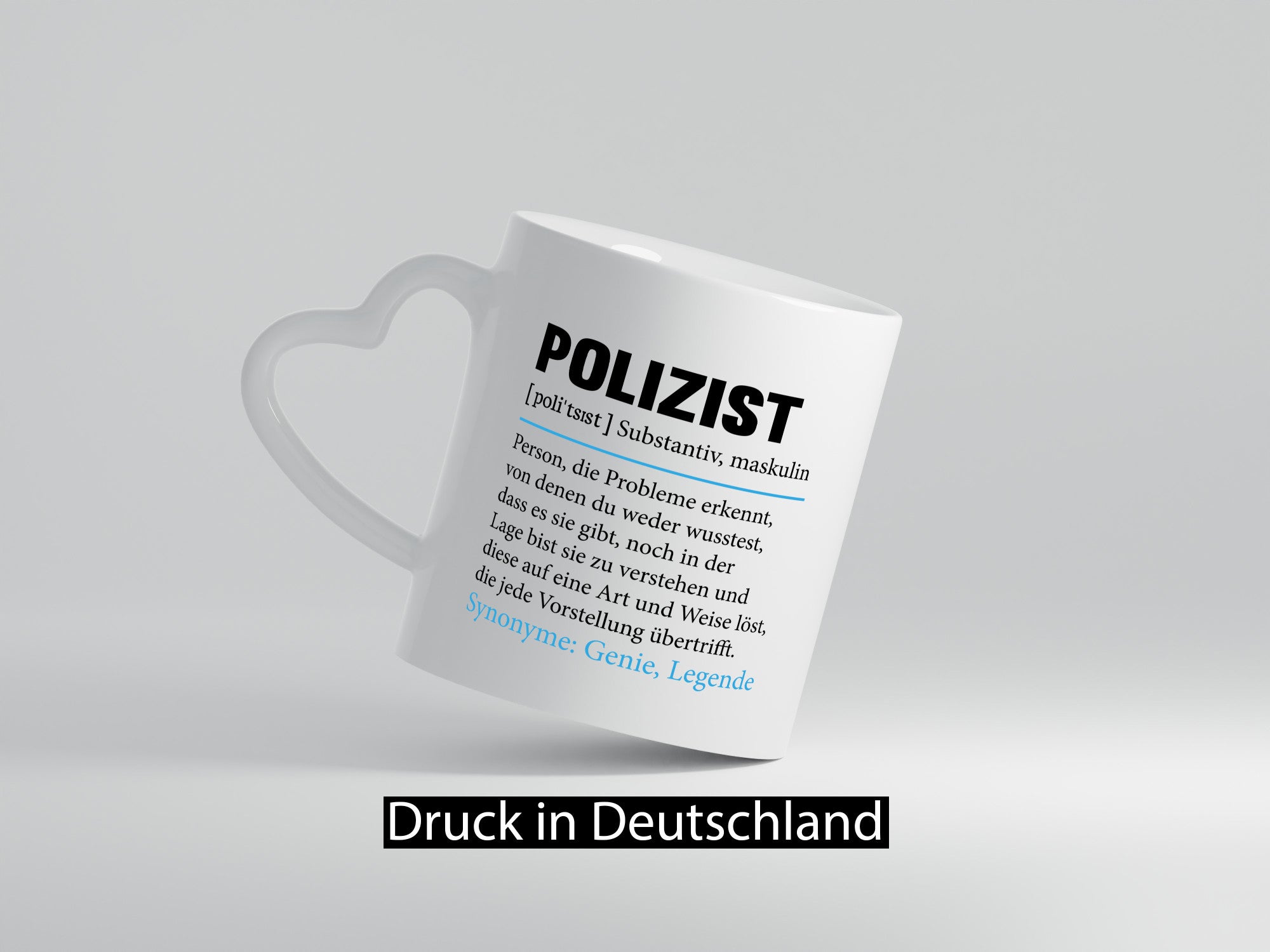 Polizist | Beruf Spruch Polizei lustig Humor Arbeit Kollegen Büro Geschenkidee