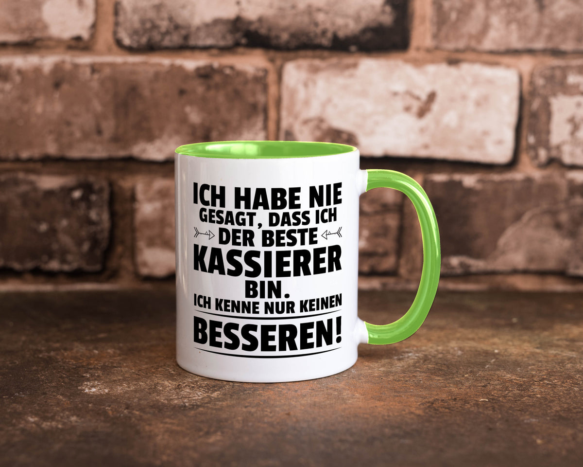 Der Beste Kassierer Geschenk Humor Geschenkidee lustiger Spruch Tasse