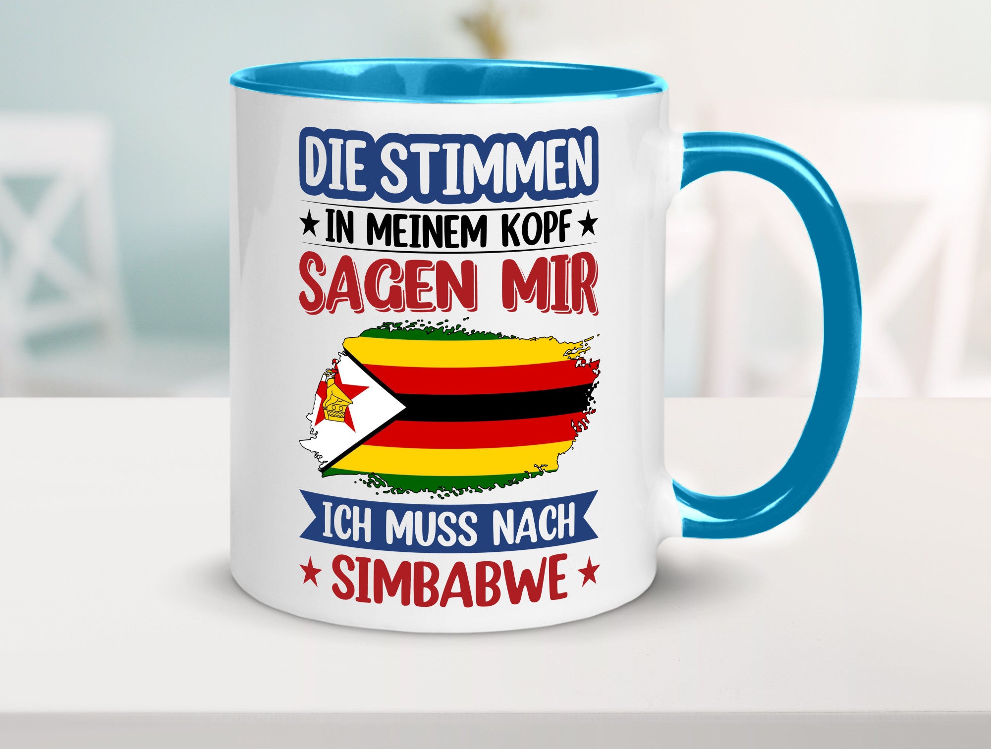 Simbabwe | Urlaub Stimmen in meinem Kopf Traumland v2 Geschenk Humor