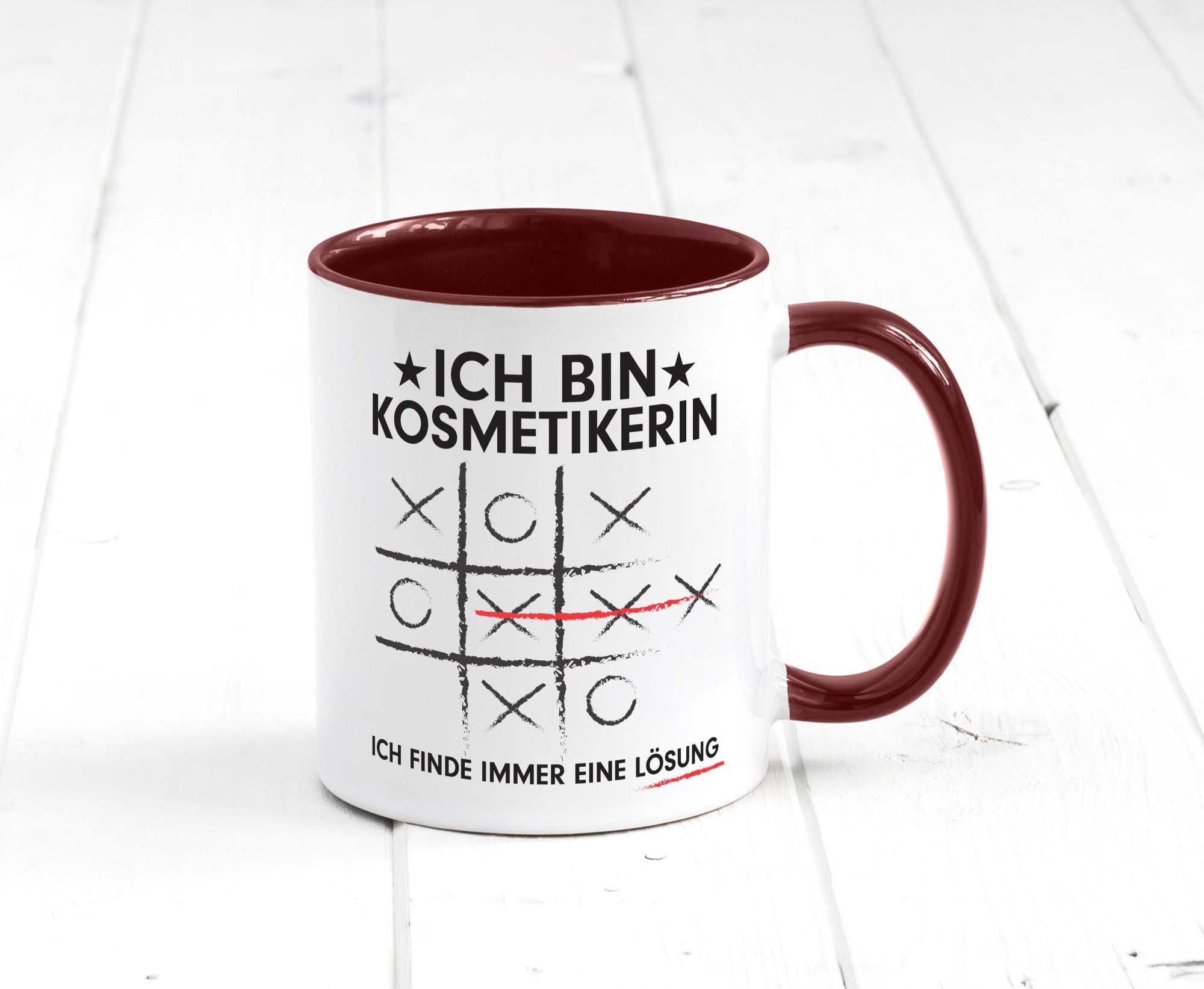 Löse Probleme: Kosmetikerin | Kosmetik Stylistin Geschenk Humor Geschenkidee