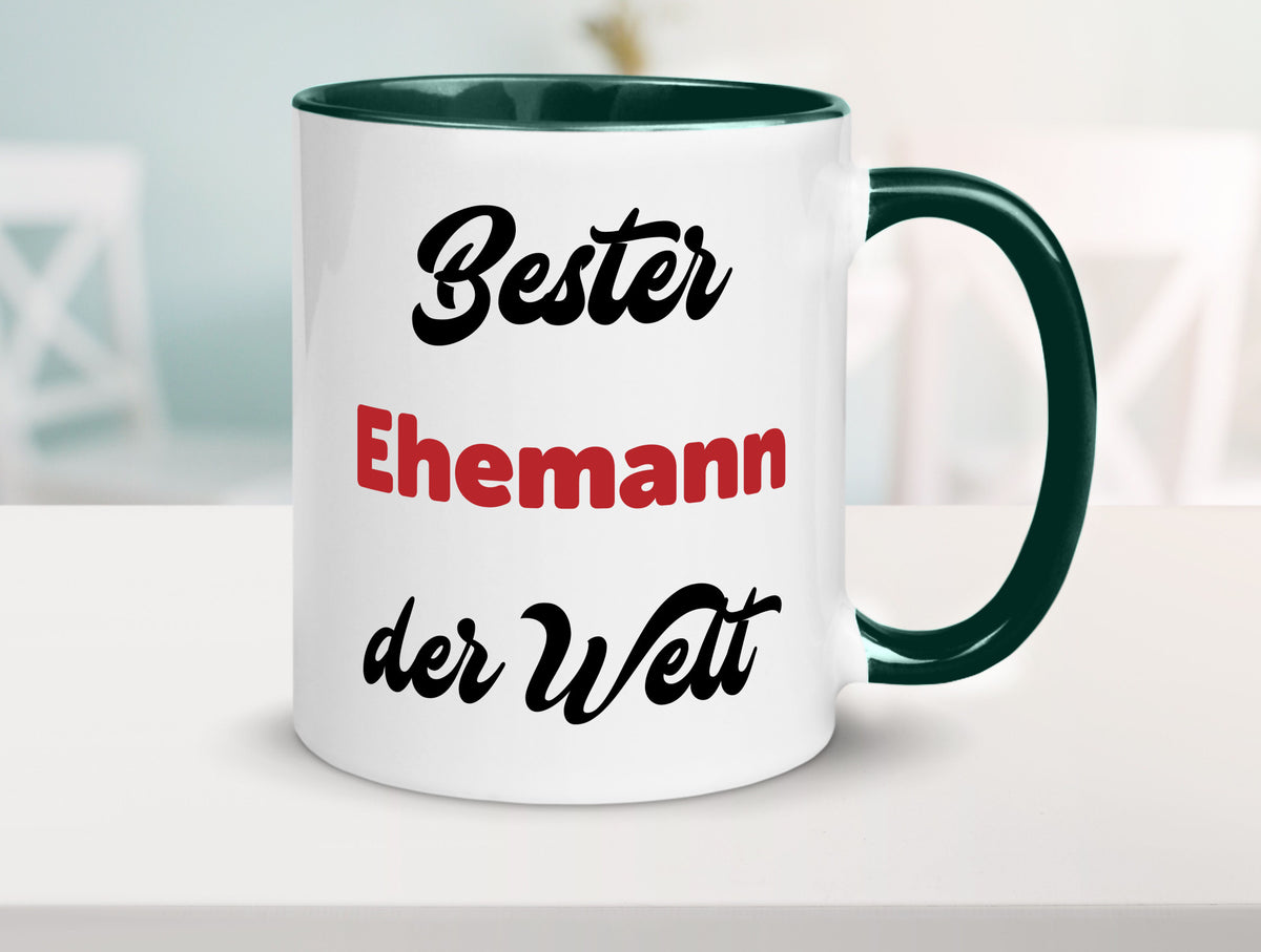 Bester Ehemann der Welt | Ehepaar Geschenkidee Humor Tasse