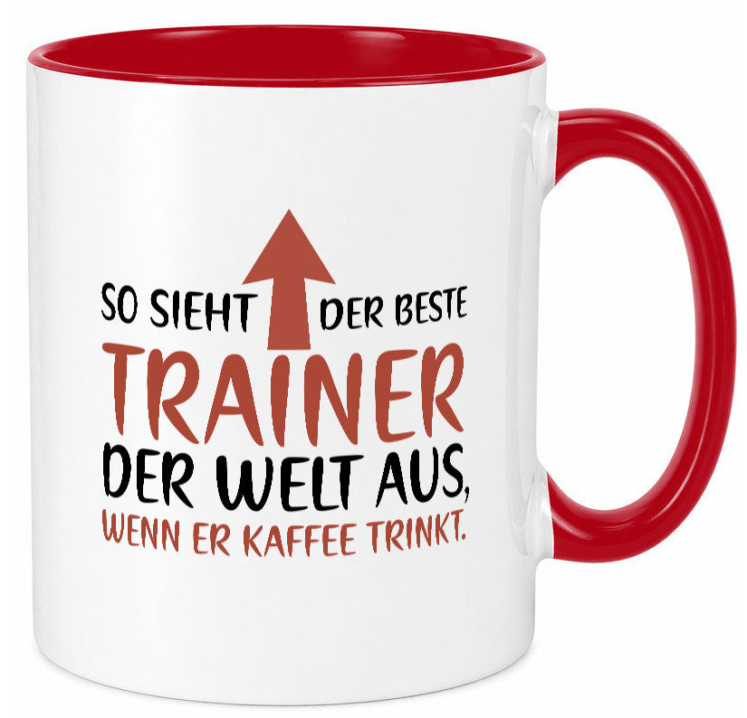 So sieht Bester Trainer der Welt aus | Kaffee Humor Geschenkidee Tasse
