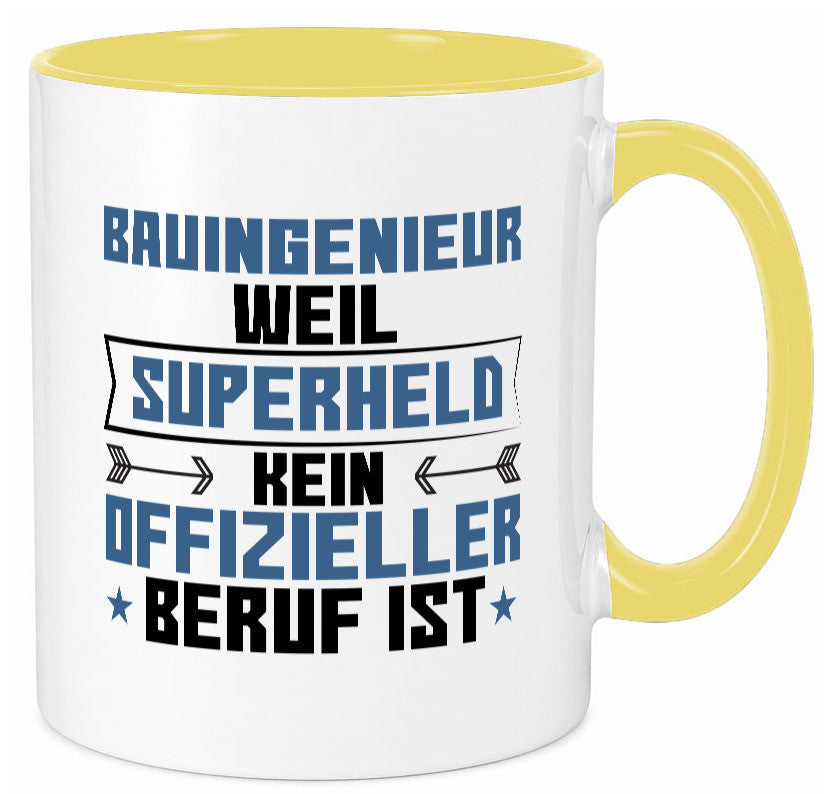 Superheld Bauingenieur | Ingenieur Humor Geschenkidee Tasse