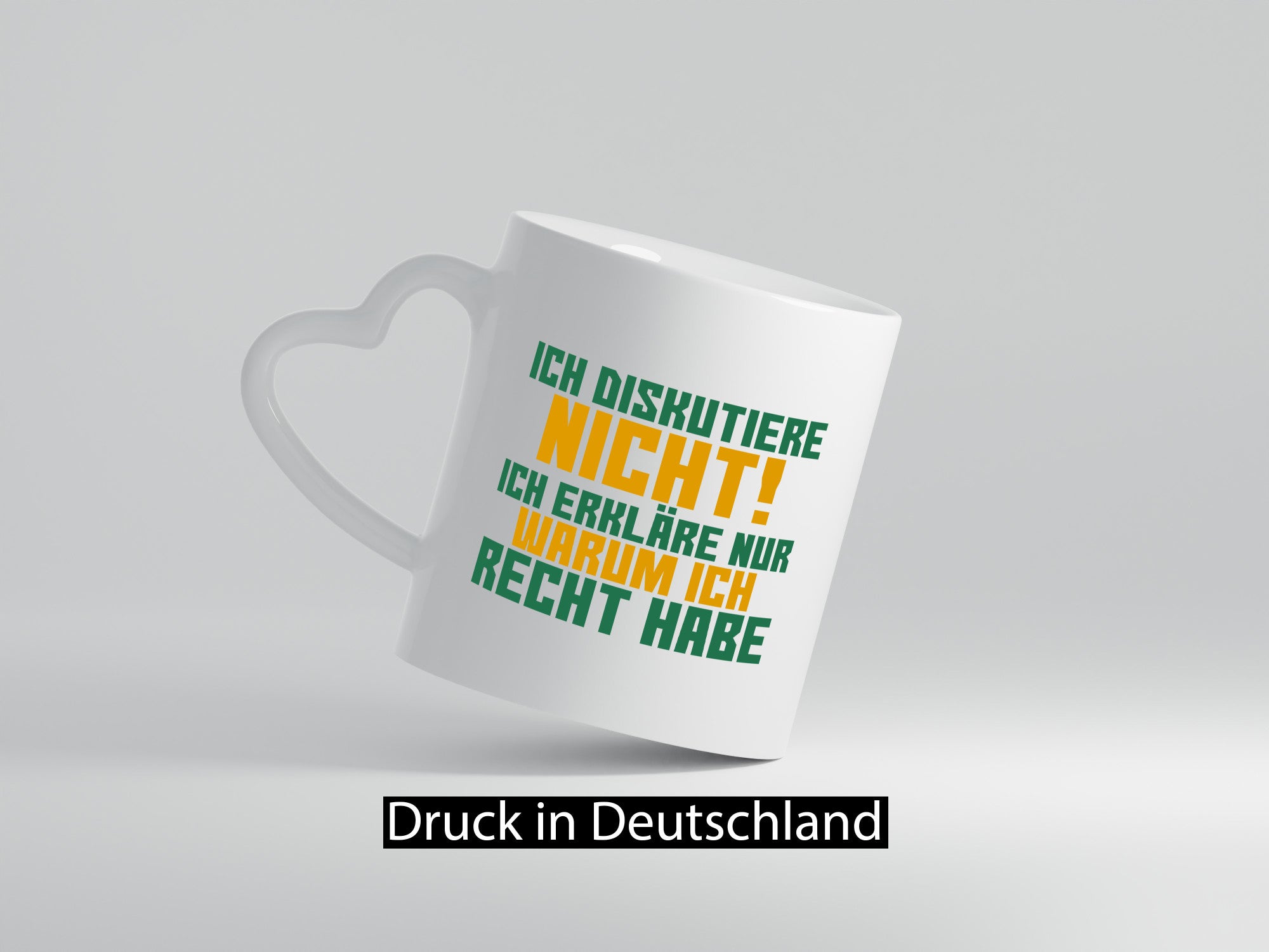 Ich diskutiere nicht | lustiger Spruch Sarkasmus Geschenk Tierliebhaber Humor