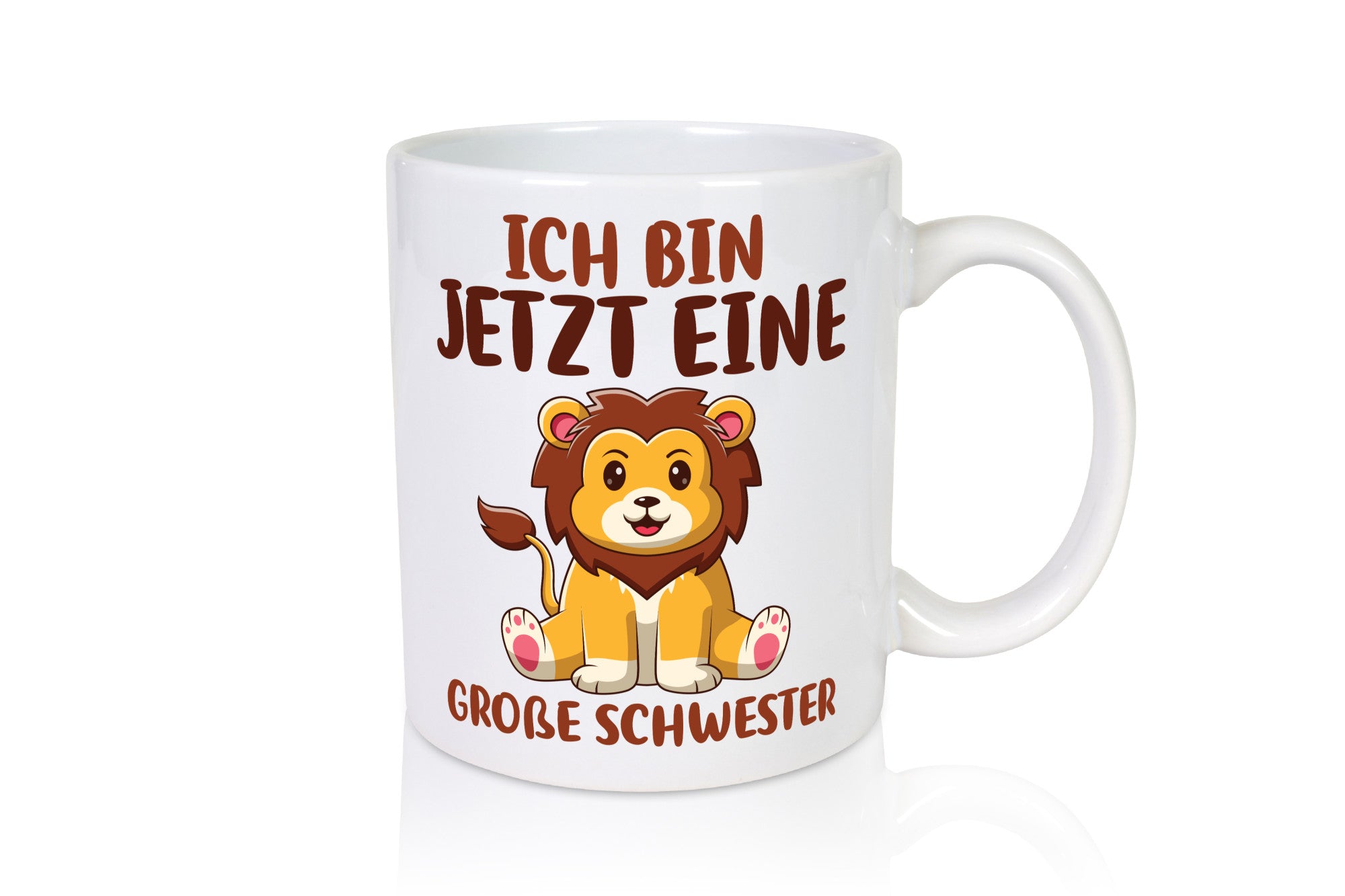 Ich bin jetzt eine Große Schwester | Löwen Geschwister Geschenk Humor