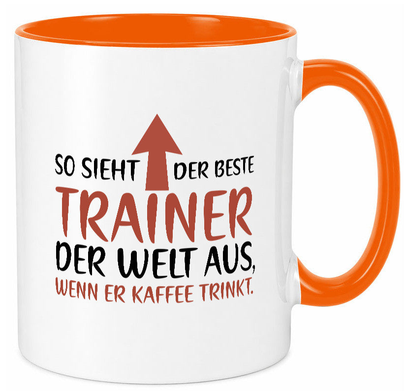 So sieht Bester Trainer der Welt aus | Kaffee Humor Geschenkidee Tasse