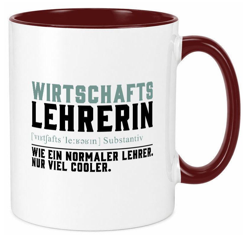 Wirtschaftslehrerin | Unterricht Lieblingslehrerin lustig Humor Geschenkidee
