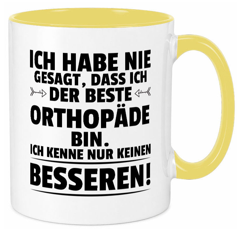 Der Beste Orthopäde | Orthopädie Humor Geschenkidee Tasse