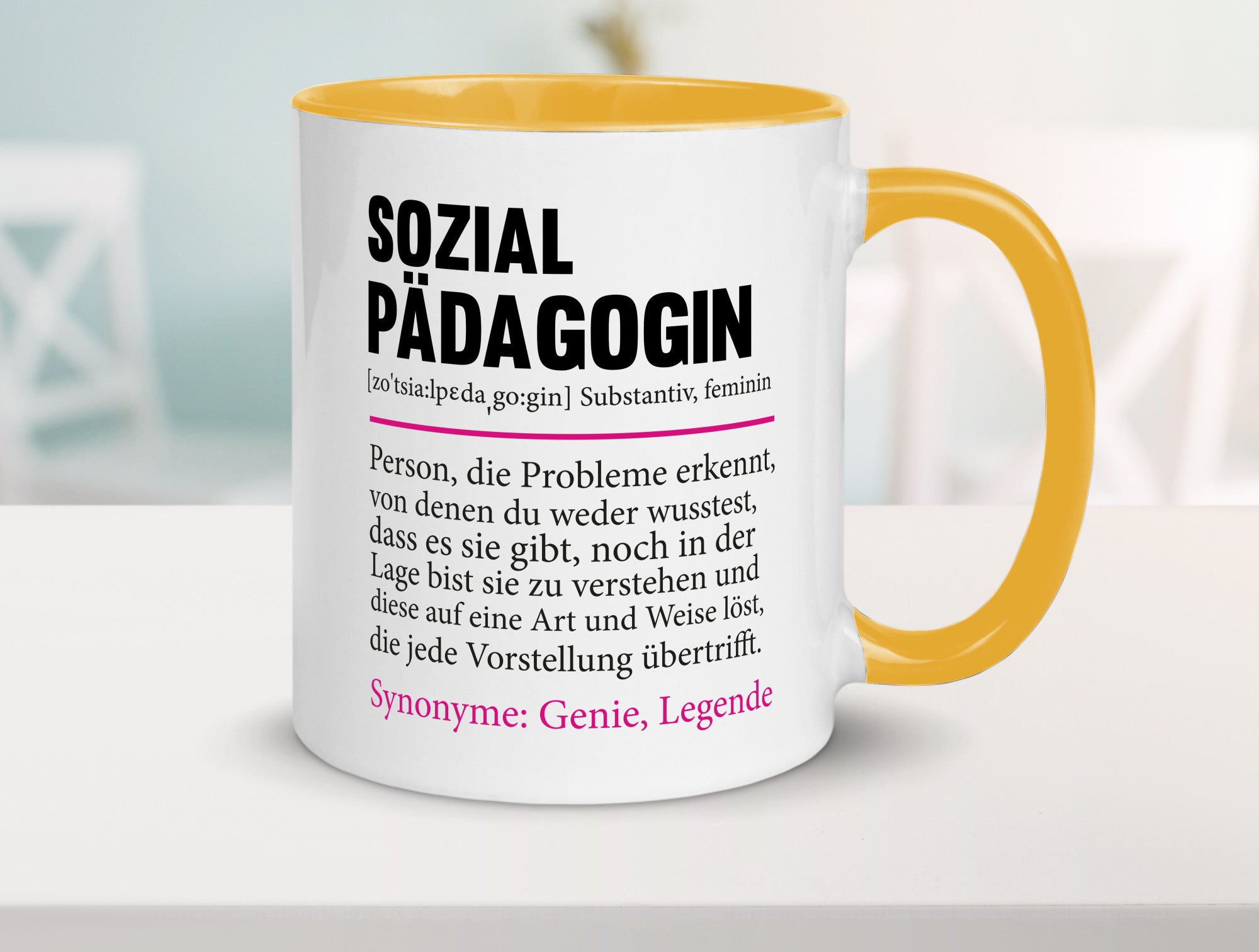 Sozialpädagogin | Spruch lustig Humor Pädagogin v2 Geschenkidee Geschenk Tasse