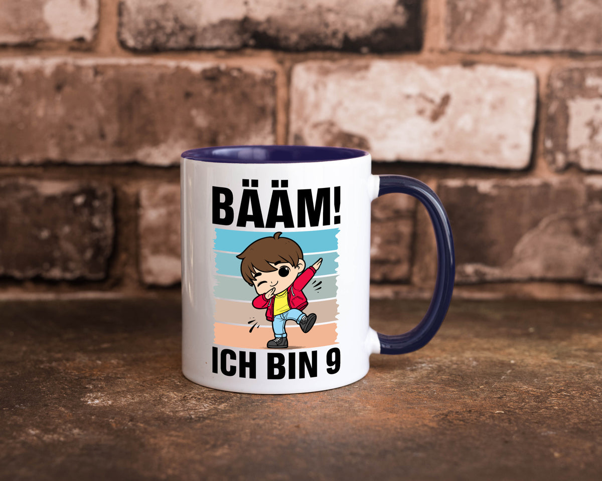 9. Geburtstag | Ich bin 9 Jahre Bäääm Dabbing Kind lustig Geschenkidee Geschenk Tasse