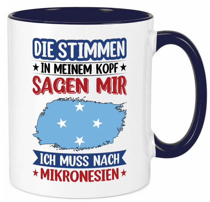 Mikronesien | Urlaub Stimmen in meinem Kopf Traumland Geschenk Humor