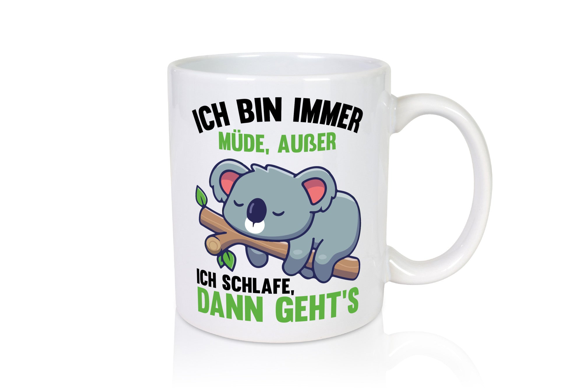 Ich bin immer müde | Schlafmütze Koala Comic Schlafen lustiger Spruch Geschenk