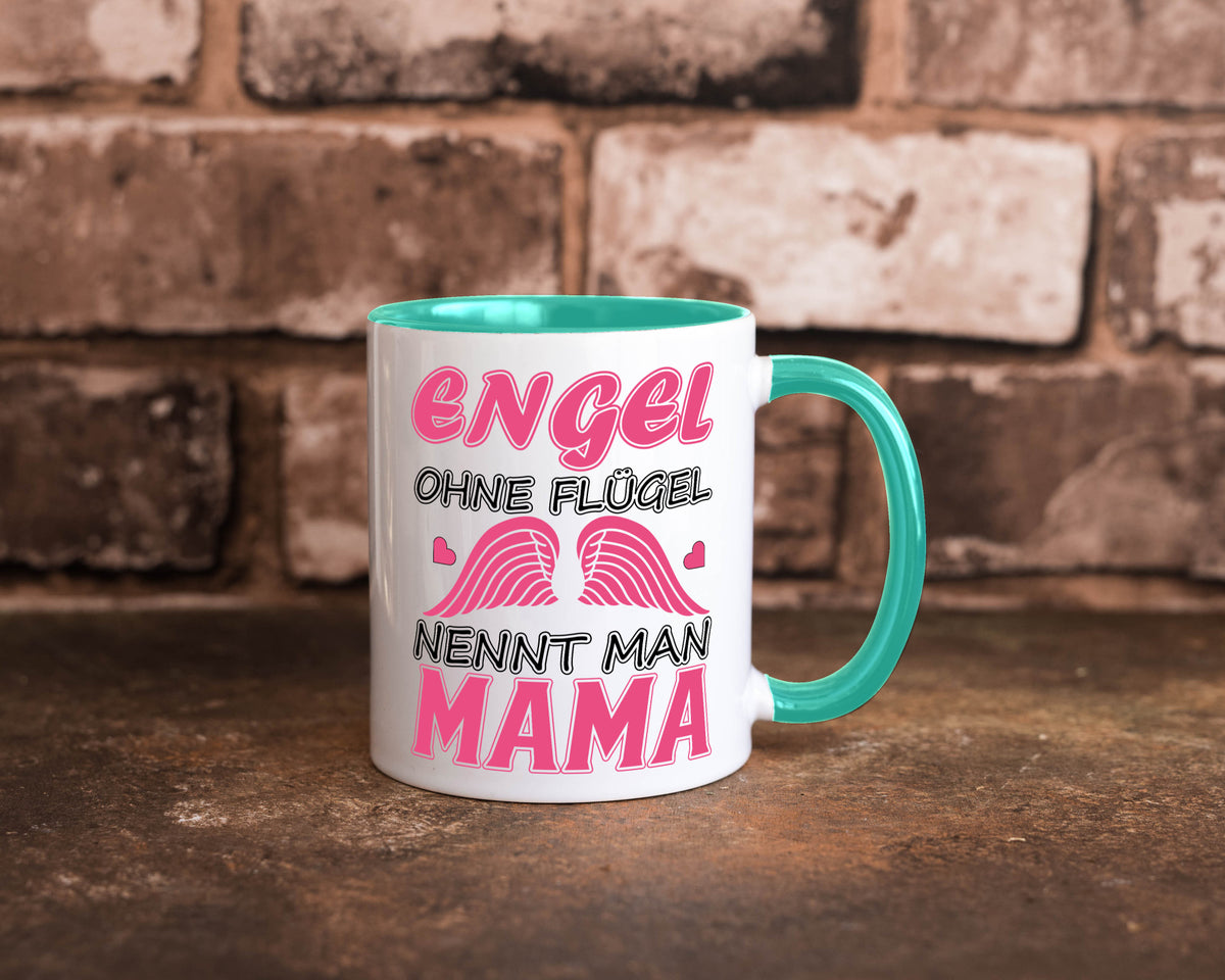 Mama Engel Humor Familie Geschenkidee Tasse