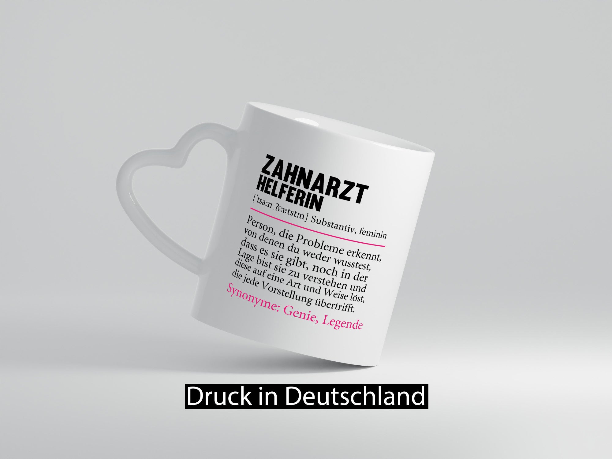 Zahnarzthelferin | Zahnmedizin Humor lustiger Spruch Geschenk Geschenkidee Tasse
