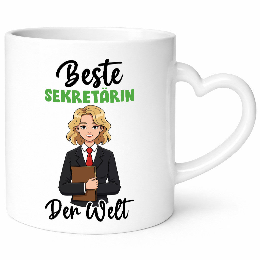 Beste Sekretärin | Büro v2 Geschenk Arbeit Kollegen lustiger Spruch Tasse