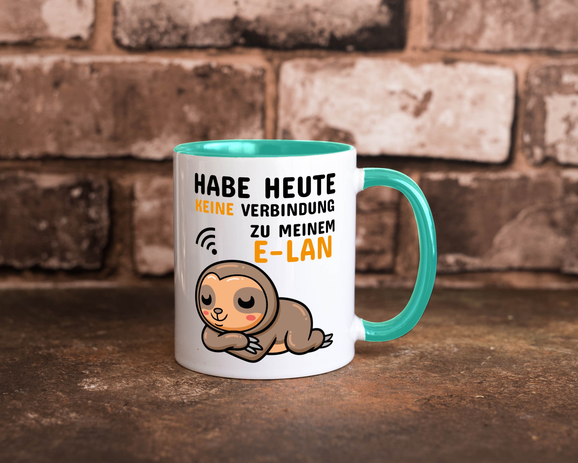 Keine Verbindung lustig Humor Geschenkidee Geschenk Tasse
