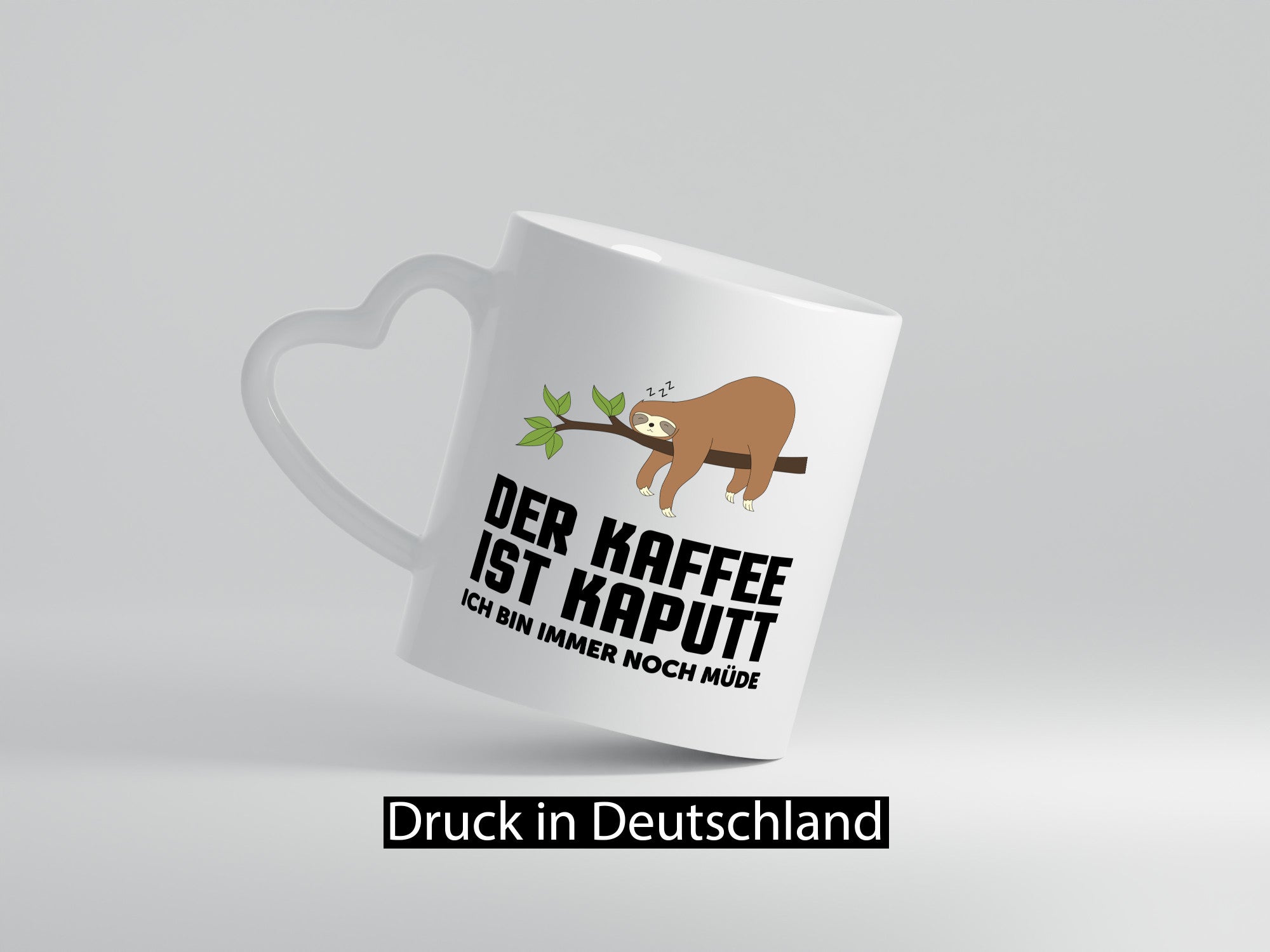 kaffee ist kaputt ich bin noch müde | Faultier schlafen Geschenkidee