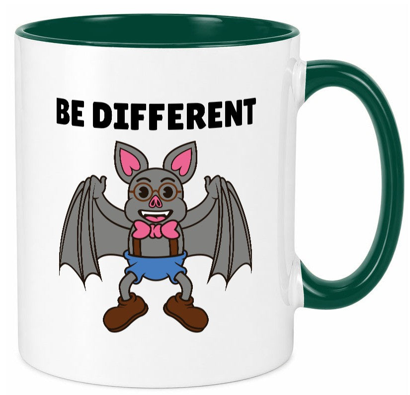 Be Different Geschenk Humor Geschenkidee lustiger Spruch Tasse