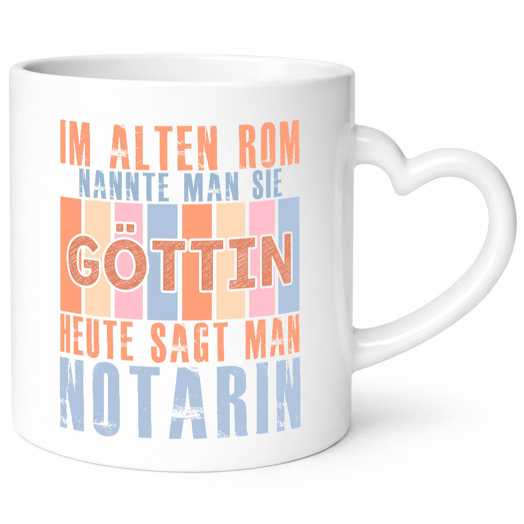Heute sagt man: Notarin | Juristin lustiger Spruch Geschenk Humor Geschenkidee